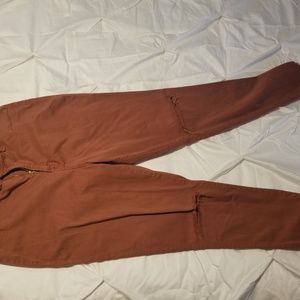 Fashion nova rust Jean's canopy jeans